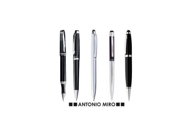 Boligrafos Antonio Miro personalizados a medida